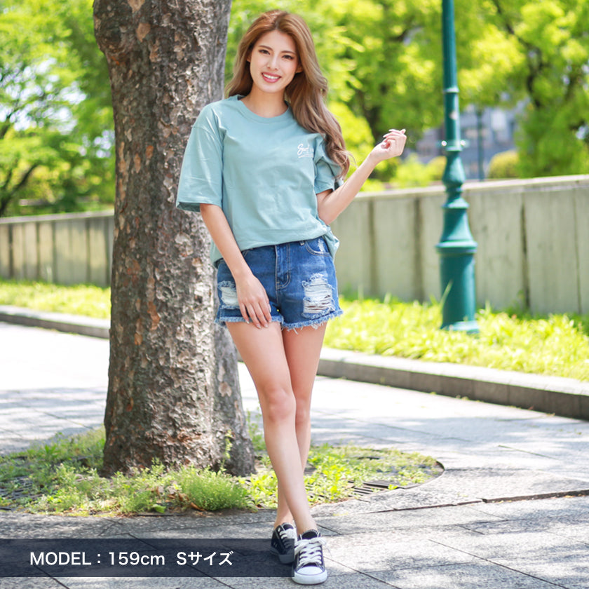 【ペアルック】Surf's upロゴTシャツ