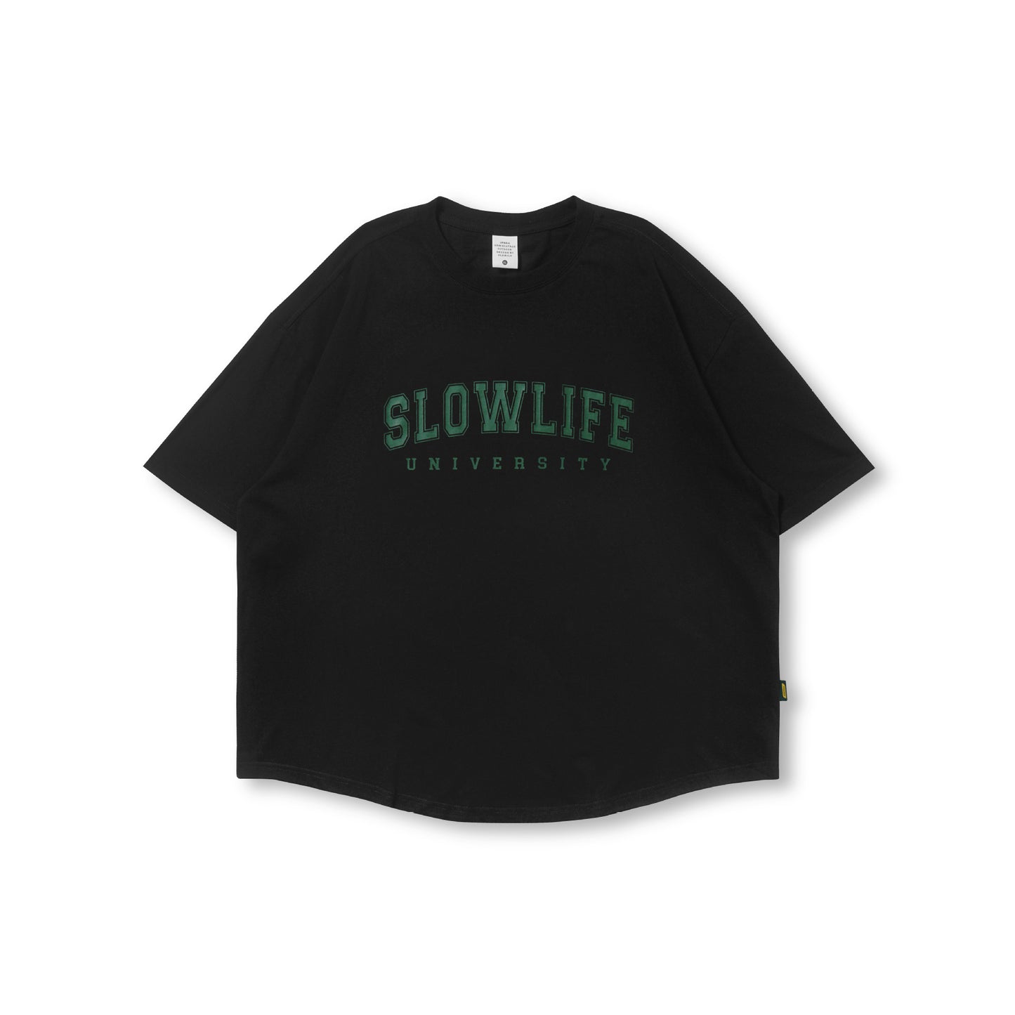 【ペアルック】SLOWLIFEロゴ半袖Tシャツ