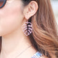 リーフデザインピアス