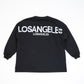 ”LOSANGELES”バックプリントトレーナー