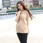 【ペアルック】Sunset Beachデザインバックプリントロングtシャツ