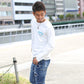 【ペアルック】Sunset Beachデザインバックプリントロングtシャツ
