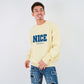 【ペアルック】NICEロゴニット