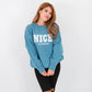 【ペアルック】NICEロゴニット