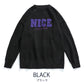 【ペアルック】NICEロゴニット