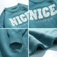 【ペアルック】NICEロゴニット