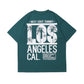 【ペアルック】LOSANGELESロゴ半袖Tシャツ